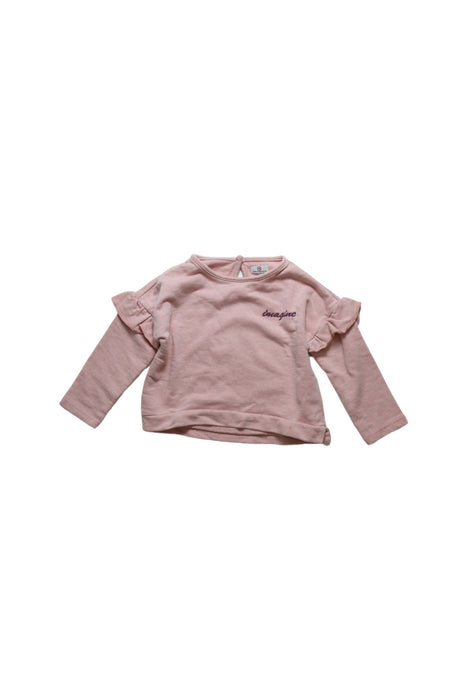 A Pink Sweatshirts from Adriano Goldschmied in size 18-24M for girl. (Front View)