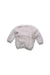 A Pink Knit Sweaters from Seed in size 3-6M for girl. (Back View)