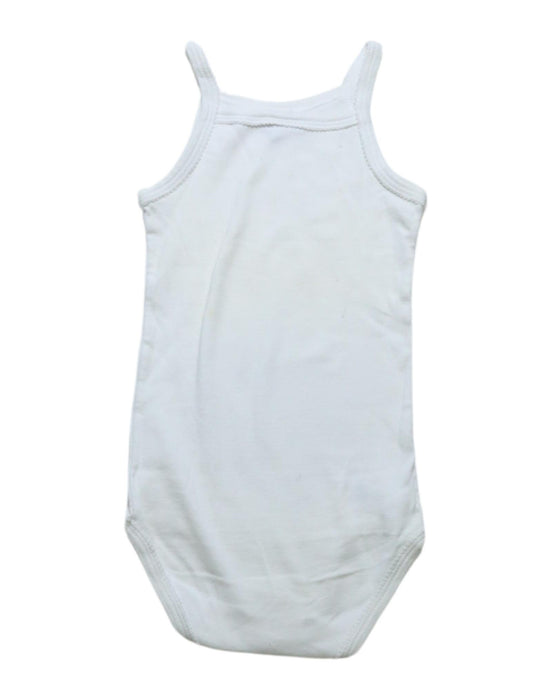 A Ivory Sleeveless Bodysuits from Petit Bateau in size 3T for girl. (Back View)