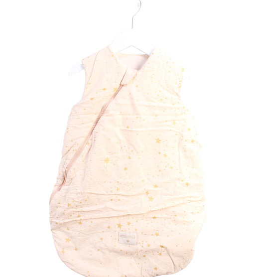 A White Sleepsacs from Nobodinoz in size O/S for girl. (Front View)