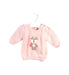 A Pink Knit Sweaters from Purebaby in size 0-3M for girl. (Front View)