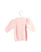 A Pink Knit Sweaters from Purebaby in size 0-3M for girl. (Back View)