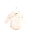 A Beige Bodysuits from Natures Purest in size 3-6M for neutral. (Front View)