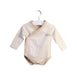 A Beige Bodysuits from Natures Purest in size 3-6M for girl. (Front View)