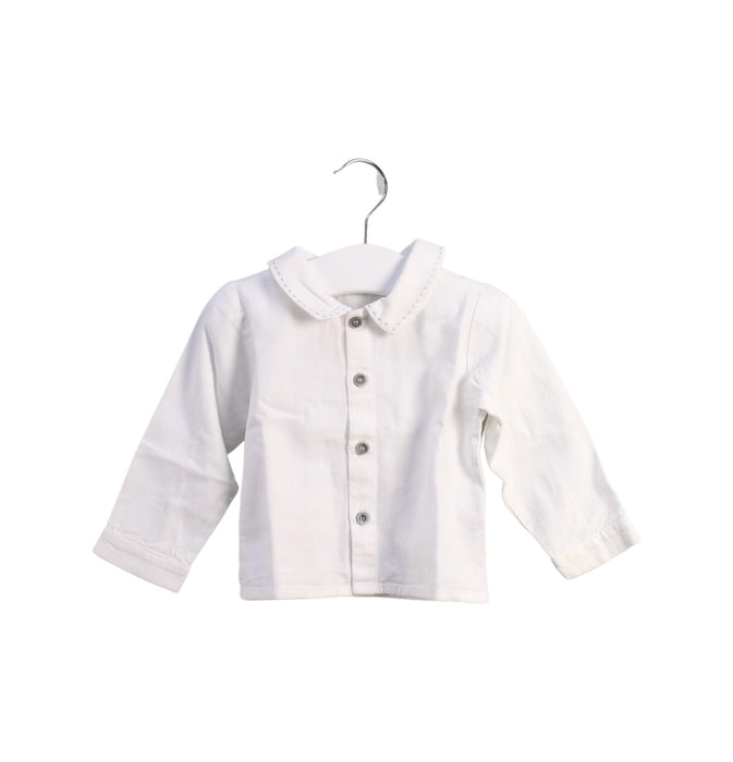 A White Shirts from Paz Rodriguez in size 6-12M for boy. (Front View)