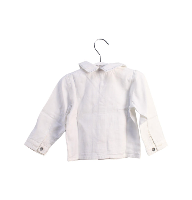 A White Shirts from Paz Rodriguez in size 6-12M for boy. (Back View)