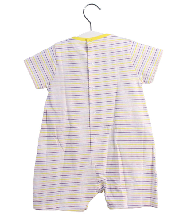 A White Rompers from Carrément Beau in size 6-12M for girl. (Back View)