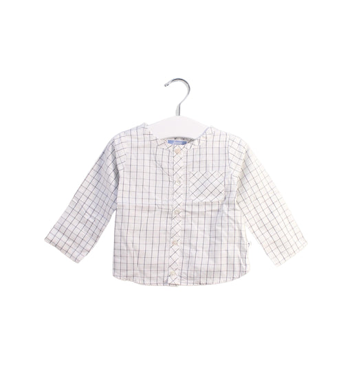 A White Shirts from Jacadi in size 6-12M for boy. (Front View)