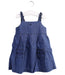 A Blue Sleeveless Dresses from Armani in size 12-18M for girl. (Front View)