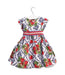 A White Short Sleeve Dresses from Monnalisa in size 6-12M for girl. (Back View)