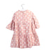 A Pink Long Sleeve Dresses from Nanos in size 4T for girl. (Back View)