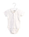 A White Bodysuits from Petit Bateau in size 6-12M for boy. (Front View)