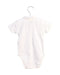 A White Bodysuits from Petit Bateau in size 6-12M for boy. (Back View)