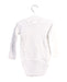 A White Bodysuits from Petit Bateau in size 6-12M for girl. (Back View)