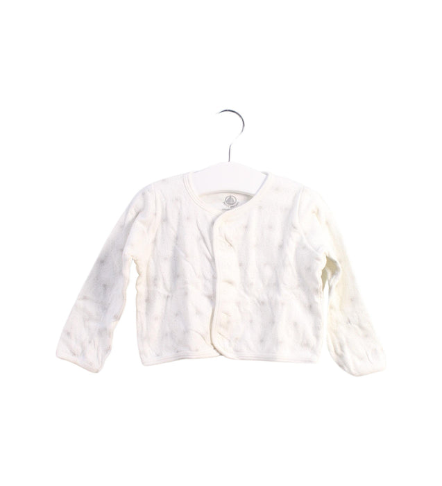 A White Pants Sets from Petit Bateau in size 6-12M for girl. (Front View)