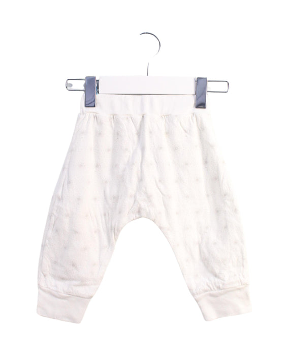A White Pants Sets from Petit Bateau in size 6-12M for girl. (Back View)