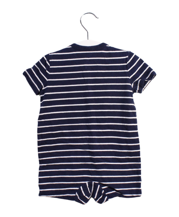 A Blue Rompers from Ralph Lauren in size 3-6M for boy. (Back View)