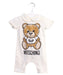 A White Jumpsuits from Moschino in size 0-3M for boy. (Front View)