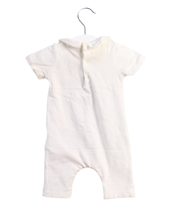 A White Jumpsuits from Moschino in size 0-3M for boy. (Back View)