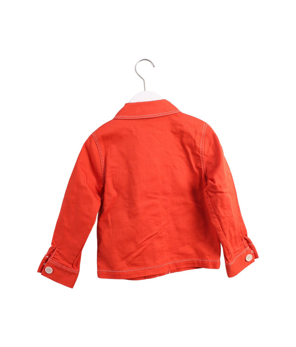 A Red Lightweight Jackets from Stella McCartney in size 5T for girl. (Back View)