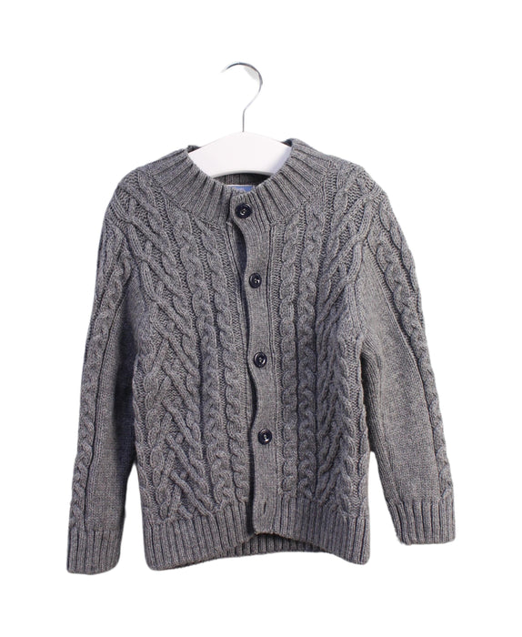 A Grey Cardigans from Jacadi in size 12-18M for girl. (Front View)