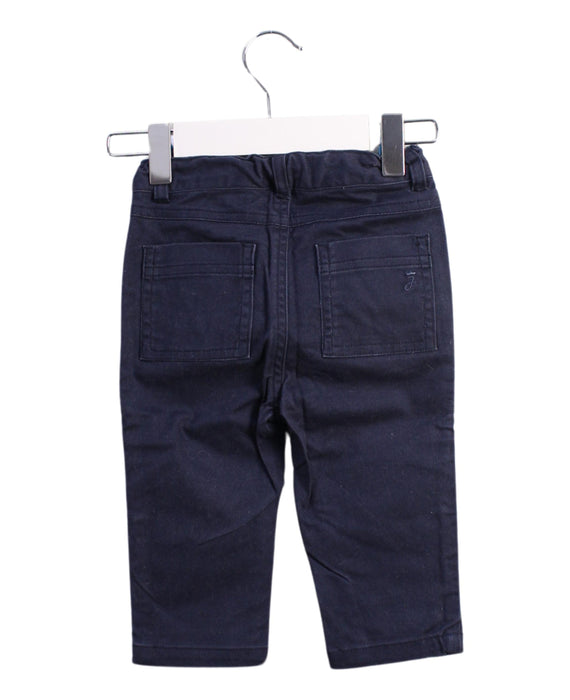 A Blue Casual Pants from Jacadi in size 6-12M for boy. (Back View)