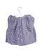 A Blue Short Sleeve Tops from Jacadi in size 6-12M for girl. (Back View)