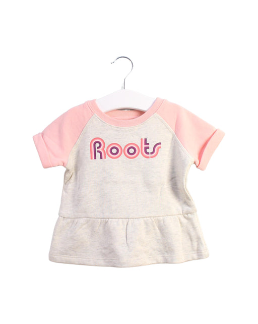 A White Short Sleeve Dresses from Roots in size 18-24M for girl. (Front View)