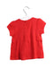 A Red Short Sleeve Tops from Petit Bateau in size 6-12M for girl. (Back View)