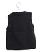 A Black Sweater Vests from Petit Bateau in size 12-18M for girl. (Back View)