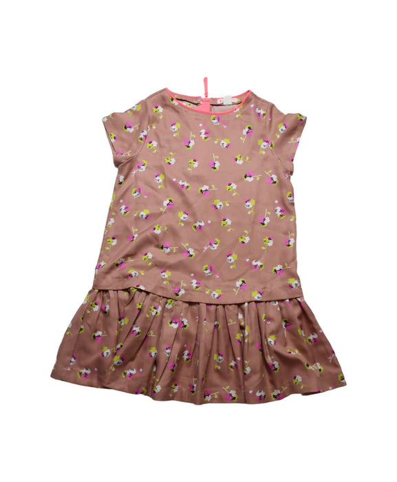 A Pink Short Sleeve Dresses from Crewcuts in size 6T for girl. (Front View)