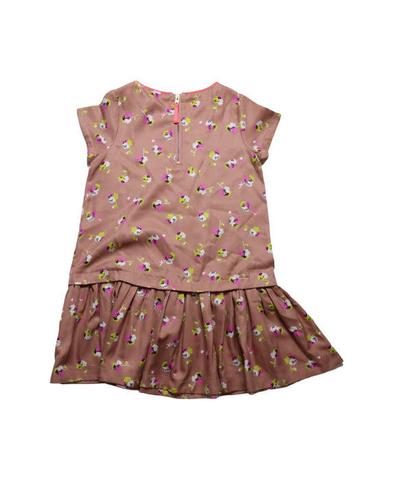 A Pink Short Sleeve Dresses from Crewcuts in size 6T for girl. (Back View)