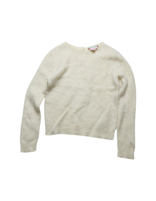 A Ivory Knit Sweaters from Bonpoint in size 6T for girl. (Front View)