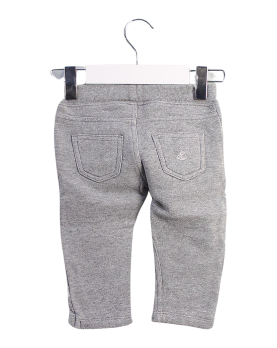 A Grey Sweatpants from Petit Bateau in size 3-6M for girl. (Back View)