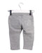 A Grey Sweatpants from Petit Bateau in size 3-6M for girl. (Back View)