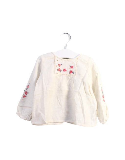 A White Long Sleeve Tops from Bonpoint in size 6-12M for girl. (Front View)