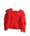 A Red Cardigans from Il Gufo in size 12-18M for girl. (Front View)