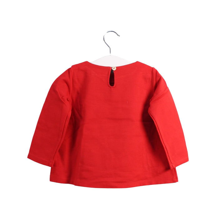 A Red Long Sleeve Tops from Vivetta in size 2T for girl. (Back View)