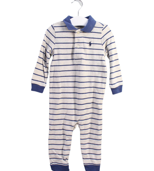 A Blue Jumpsuits from Ralph Lauren in size 6-12M for boy. (Front View)