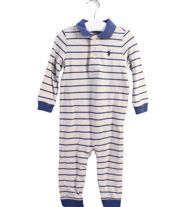 A Blue Jumpsuits from Ralph Lauren in size 6-12M for boy. (Front View)