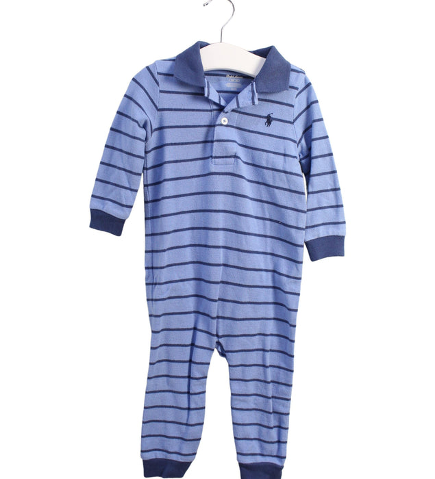 A Blue Jumpsuits from Ralph Lauren in size 6-12M for boy. (Front View)