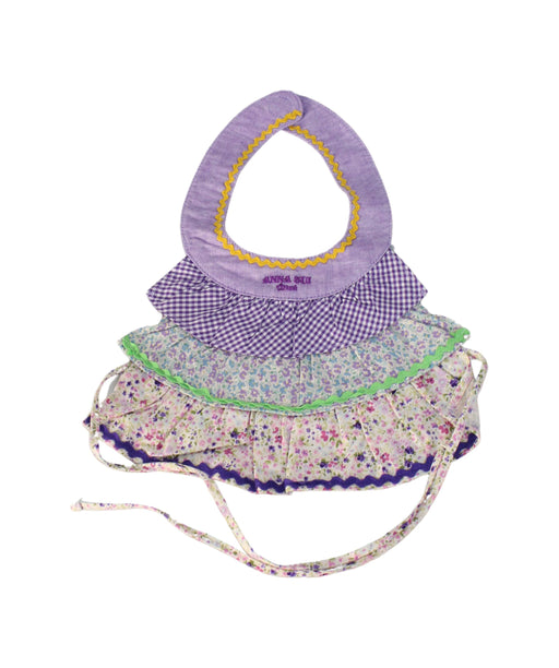 A Purple Bibs from Anna Sui in size O/S for girl. (Front View)