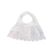 A White Bibs from Comme Ca Ism in size O/S for girl. (Back View)