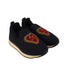 A Black Slip Ons from Dolce & Gabbana in size 3T for girl. (Front View)