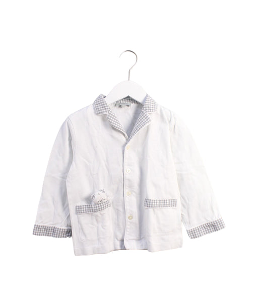 A White Pyjama Sets from Nicholas & Bears in size 4T for boy. (Front View)