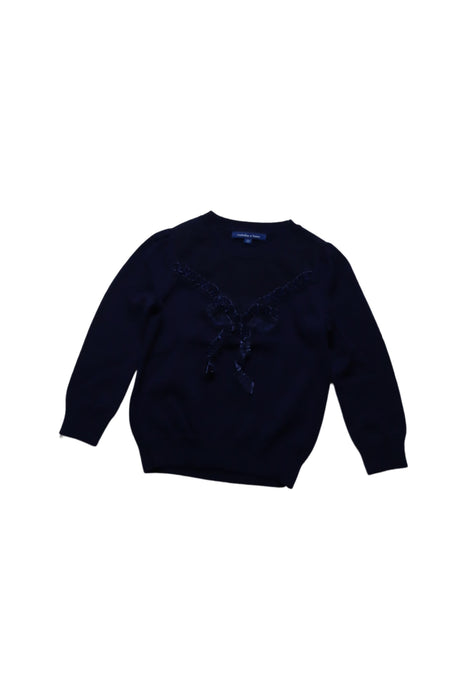 A Navy Knit Sweaters from Nicholas & Bears in size 2T for girl. (Front View)