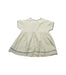 A Ivory Short Sleeve Dresses from Caramel Baby & Child in size 2T for girl. (Back View)