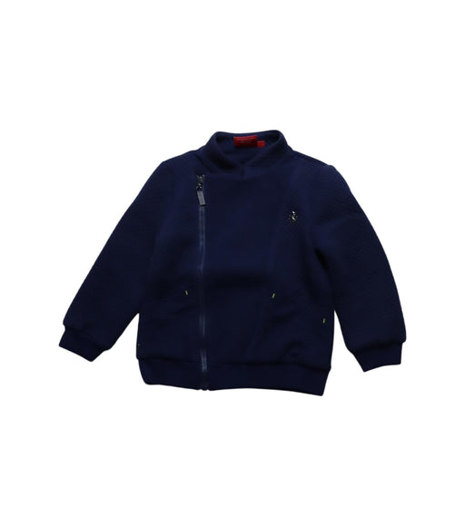 A Navy Lightweight Jackets from Ferrari in size 2T for boy. (Front View)