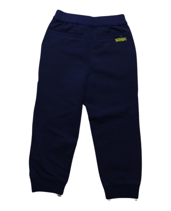 A Navy Sweatpants from Ferrari in size 2T for boy. (Back View)