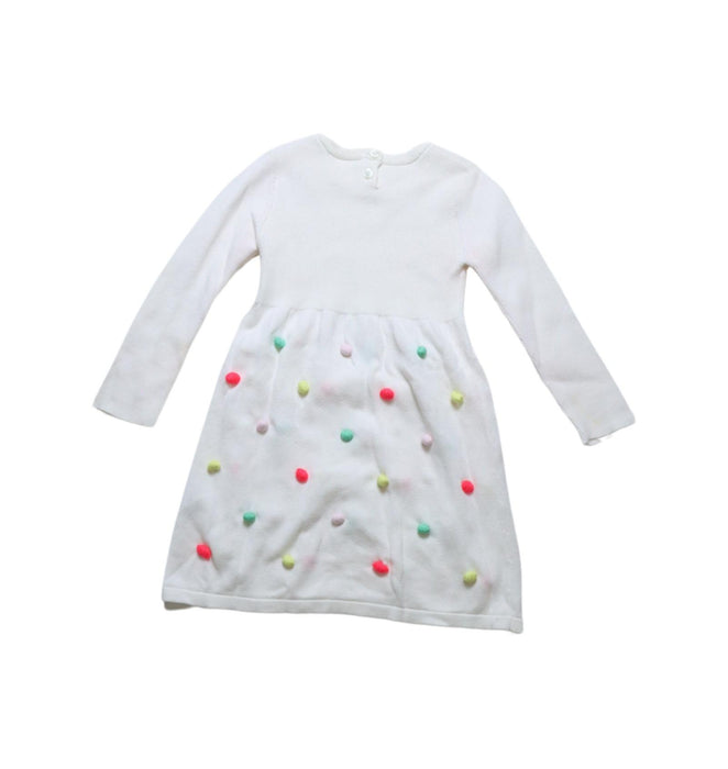 A White Sweater Dresses from Seed in size 18-24M for girl. (Back View)